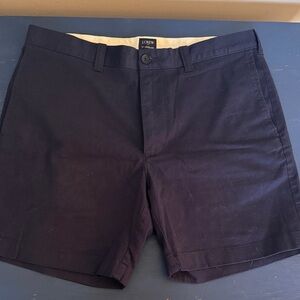 J. Crew Men's Navy Blue Flat Front Shorts